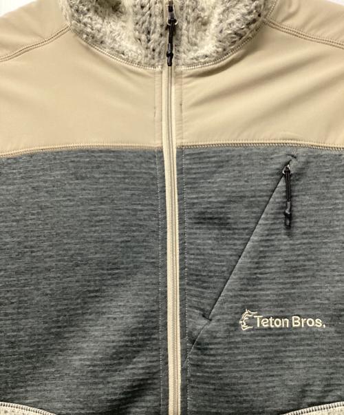 Taton Bros（ティートンブロス）Taton Bros (ティートンブロス) ウール エアー ジャケット アイボリー×グレー サイズ:ＸＬの古着・服飾アイテム