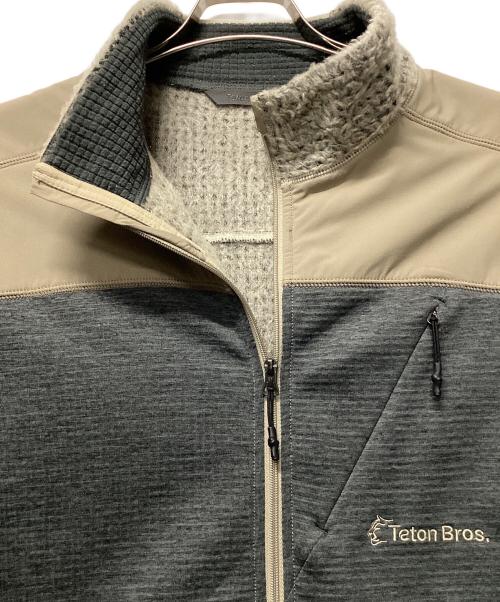 Taton Bros（ティートンブロス）Taton Bros (ティートンブロス) ウール エアー ジャケット アイボリー×グレー サイズ:ＸＬの古着・服飾アイテム