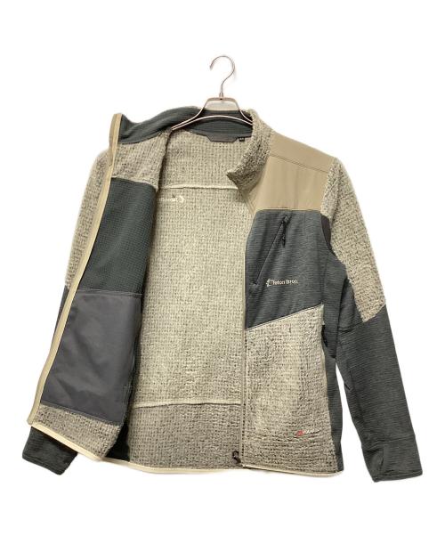 Taton Bros（ティートンブロス）Taton Bros (ティートンブロス) ウール エアー ジャケット アイボリー×グレー サイズ:ＸＬの古着・服飾アイテム