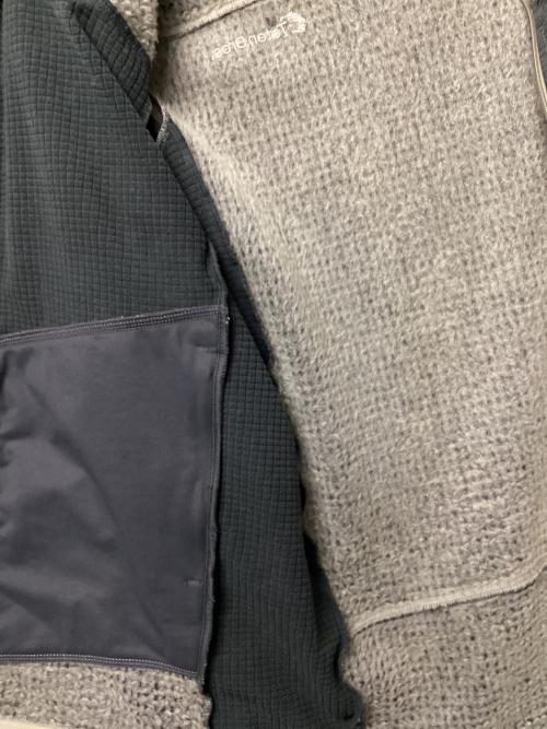 Taton Bros（ティートンブロス）Taton Bros (ティートンブロス) ウール エアー ジャケット アイボリー×グレー サイズ:ＸＬの古着・服飾アイテム