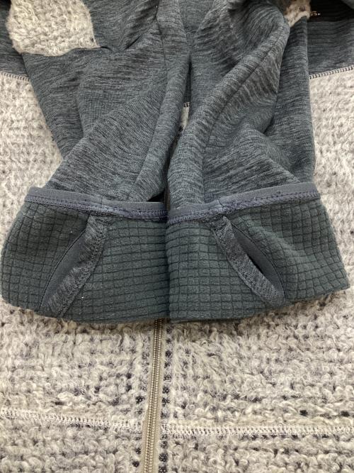 Taton Bros（ティートンブロス）Taton Bros (ティートンブロス) ウール エアー ジャケット アイボリー×グレー サイズ:ＸＬの古着・服飾アイテム