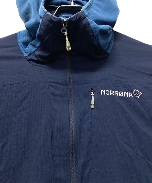 norrona（ノローナ）NORRONA (ノローナ) bitihorn Alpha Hoodie Shirt ネイビー サイズ:Mの古着・服飾アイテム