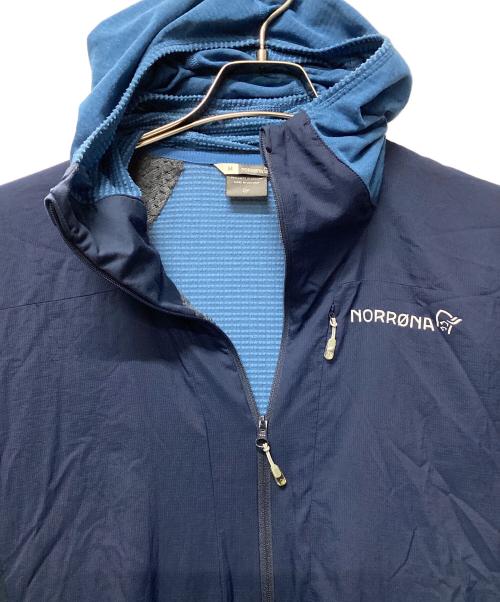 norrona（ノローナ）NORRONA (ノローナ) bitihorn Alpha Hoodie Shirt ネイビー サイズ:Mの古着・服飾アイテム