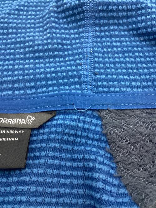 norrona（ノローナ）NORRONA (ノローナ) bitihorn Alpha Hoodie Shirt ネイビー サイズ:Mの古着・服飾アイテム