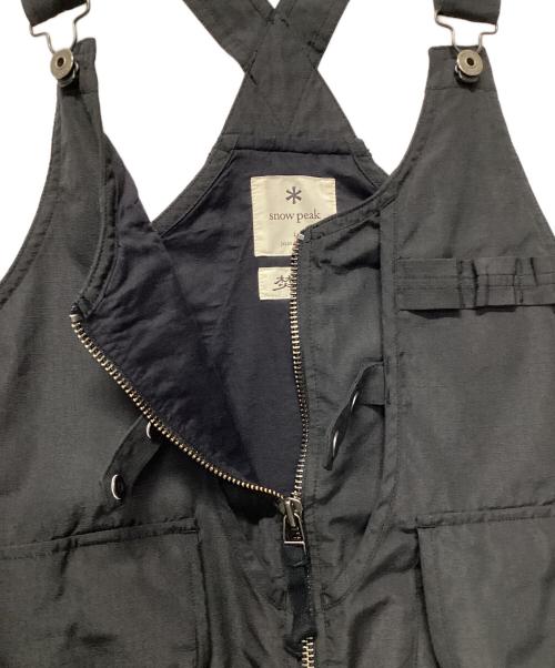 Snow peak（スノーピーク）Snow peak (スノーピーク) TAKIBI Ripstop Vest ブラック サイズ:Lの古着・服飾アイテム