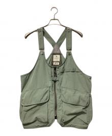Snow peak（スノーピーク）の古着「TAKIBI Weather Cloth Vest」｜グリーン