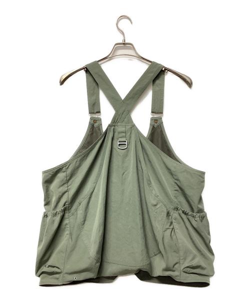 Snow peak（スノーピーク）snow peak (スノーピーク) TAKIBI Weather Cloth Vest グリーン サイズ:Lの古着・服飾アイテム