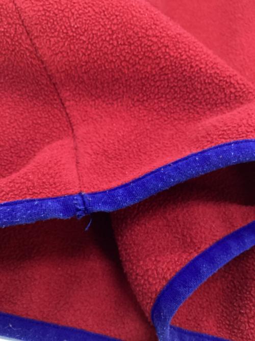 Patagonia（パタゴニア）Patagonia (パタゴニア) ライトウェイト シンチラ スナップT ネイビー×レッド サイズ:Mの古着・服飾アイテム