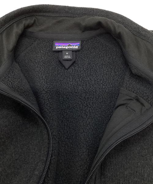 Patagonia（パタゴニア）Patagonia (パタゴニア) メンズ・ベター・セーター・ジャケット ブラック サイズ:Mの古着・服飾アイテム