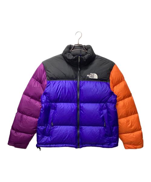 THE NORTH FACE（ザ ノース フェイス）THE NORTH FACE (ザ ノース フェイス) レトロ ヌプシ ジャケット パープル×オレンジ×ブルー サイズ:Lの古着・服飾アイテム