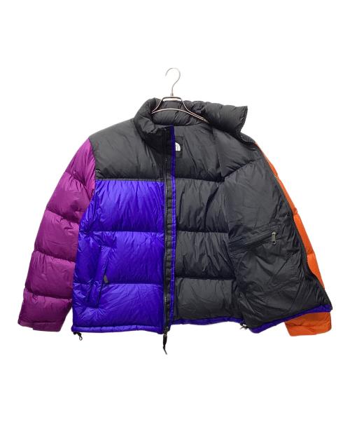 THE NORTH FACE（ザ ノース フェイス）THE NORTH FACE (ザ ノース フェイス) レトロ ヌプシ ジャケット パープル×オレンジ×ブルー サイズ:Lの古着・服飾アイテム