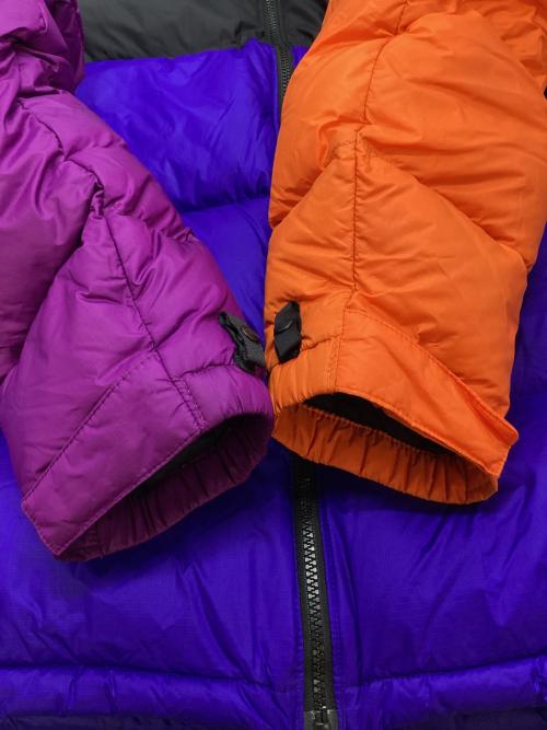 THE NORTH FACE（ザ ノース フェイス）THE NORTH FACE (ザ ノース フェイス) レトロ ヌプシ ジャケット パープル×オレンジ×ブルー サイズ:Lの古着・服飾アイテム