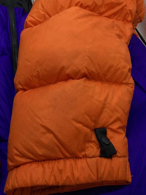 THE NORTH FACE（ザ ノース フェイス）THE NORTH FACE (ザ ノース フェイス) レトロ ヌプシ ジャケット パープル×オレンジ×ブルー サイズ:Lの古着・服飾アイテム
