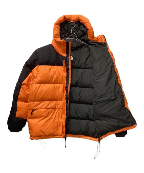 THE NORTH FACE（ザ ノース フェイス）THE NORTH FACE (ザ ノース フェイス) ヒマラヤン ダウン パーカ ブラック×オレンジ サイズ:ＸＬの古着・服飾アイテム