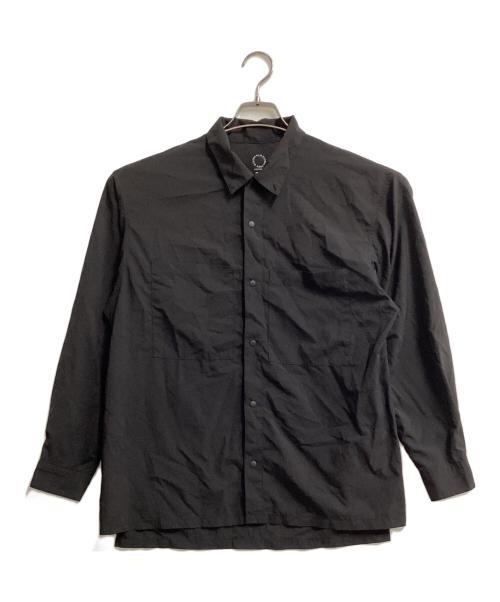 山と道（ヤマトミチ）山と道 (ヤマトミチ) UL BIG Pocket Shirt ブラック サイズ:Mの古着・服飾アイテム