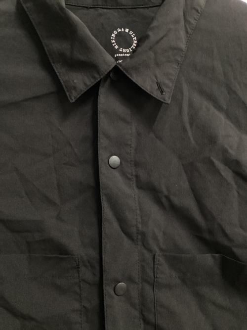山と道（ヤマトミチ）山と道 (ヤマトミチ) UL BIG Pocket Shirt ブラック サイズ:Mの古着・服飾アイテム