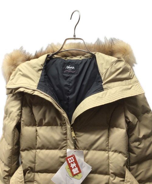 NANGA（ナンガ）NANGA (ナンガ) Aラインキルティングコート カーキ サイズ:O 未使用品の古着・服飾アイテム