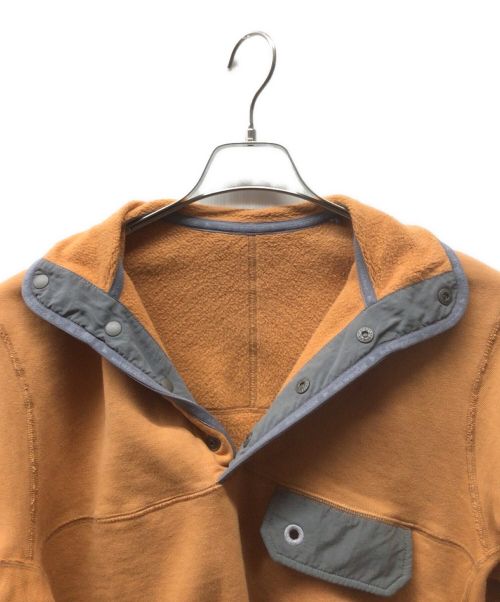 and wander（アンドワンダー）and wander (アンドワンダー) sweat pullover　 ブラウン サイズ:Sの古着・服飾アイテム