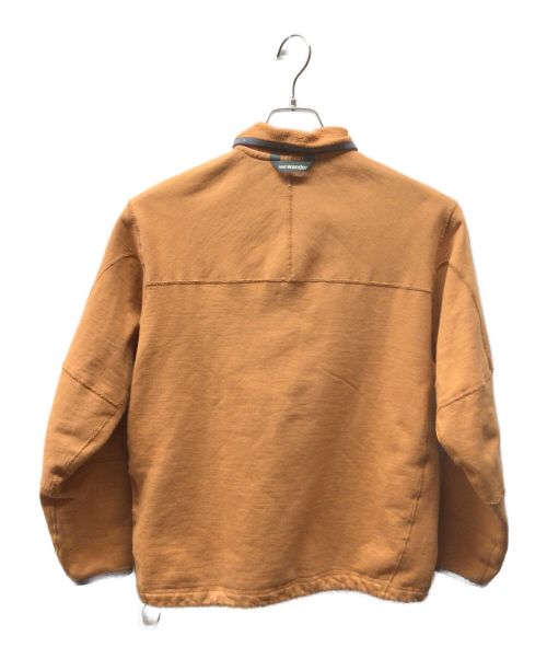 and wander（アンドワンダー）and wander (アンドワンダー) sweat pullover　 ブラウン サイズ:Sの古着・服飾アイテム