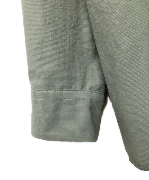 and wander（アンドワンダー）and wander (アンドワンダー) ドライブリーザブルLSシャツ グリーン サイズ:XXLの古着・服飾アイテム