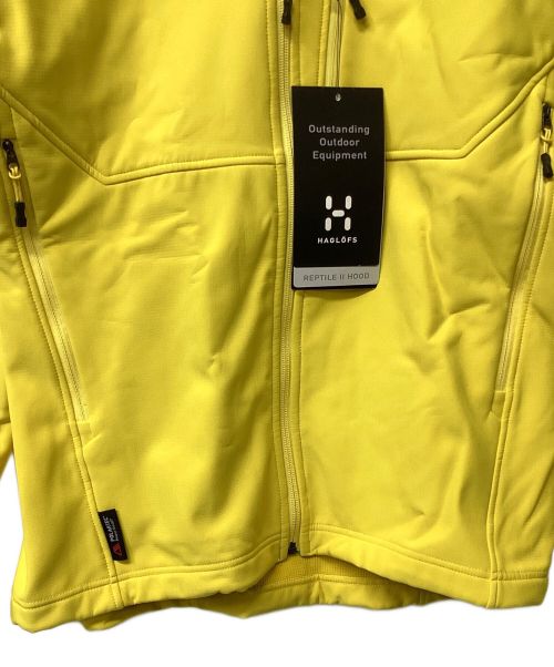 HAGLOFS（ホグロフス）HAGLOFS (ホグロフス) REPTILE ⅡHOOD（トレッキングウェア) イエロー サイズ:L 未使用品の古着・服飾アイテム