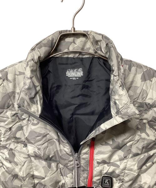 SLINLINE（スリムライン）SLINLINE (スリムライン) ヒーターベスト 迷彩 サイズ:LL 未使用品の古着・服飾アイテム