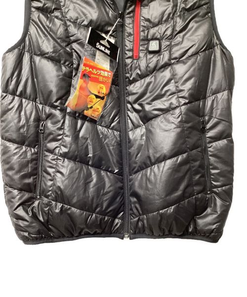 SLINLINE（スリムライン）SLINLINE (スリムライン) ヒーターベスト ブラック サイズ:LL 未使用品の古着・服飾アイテム