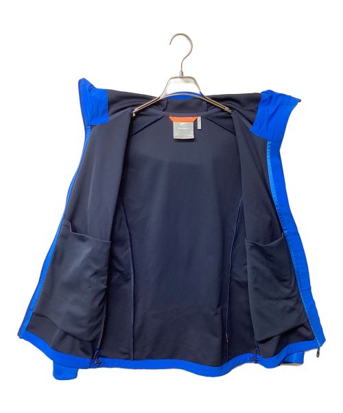 MAMMUT（マムート）MAMMUT (マムート) アルティメイト 7 ソフトシェル フーデッド ジャケット（トレッキングウェア) ブルー サイズ:Lの古着・服飾アイテム