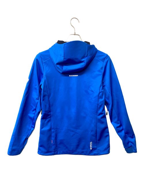 MAMMUT（マムート）MAMMUT (マムート) アルティメイト 7 ソフトシェル フーデッド ジャケット（トレッキングウェア) ブルー サイズ:Lの古着・服飾アイテム