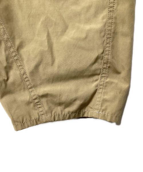 and wander（アンドワンダー）and wander (アンドワンダー) high count cloth wide pants カーキ サイズ:XLの古着・服飾アイテム