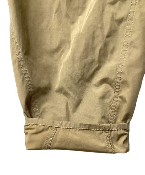 and wander（アンドワンダー）and wander (アンドワンダー) high count cloth wide pants カーキ サイズ:XLの古着・服飾アイテム