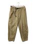 and wander（アンドワンダー）の古着「high count cloth wide pants」｜カーキ