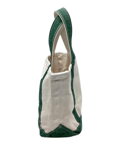 L.L.Bean（エルエルビーン）L.L.Bean (エルエルビーン) NEIGHBORHOOD (ネイバーフッド) ハンドバッグ ホワイト×グリーンの古着・服飾アイテム