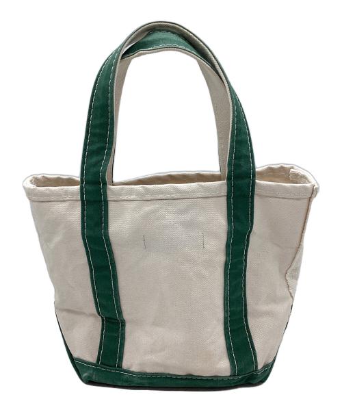 L.L.Bean（エルエルビーン）L.L.Bean (エルエルビーン) NEIGHBORHOOD (ネイバーフッド) ハンドバッグ ホワイト×グリーンの古着・服飾アイテム
