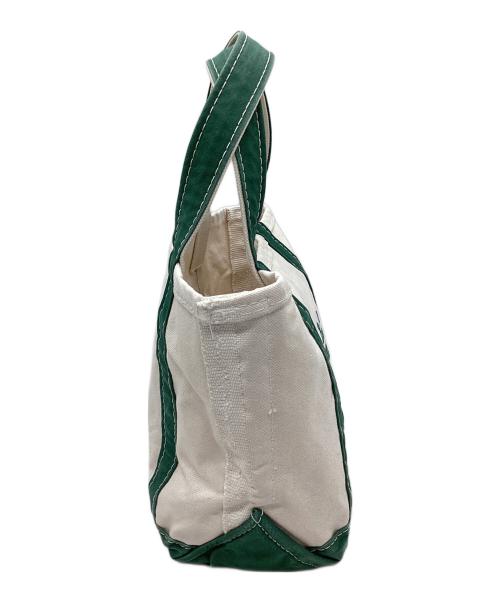 L.L.Bean（エルエルビーン）L.L.Bean (エルエルビーン) NEIGHBORHOOD (ネイバーフッド) ハンドバッグ ホワイト×グリーンの古着・服飾アイテム