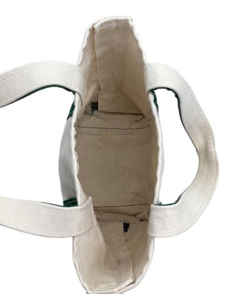 L.L.Bean（エルエルビーン）L.L.Bean (エルエルビーン) NEIGHBORHOOD (ネイバーフッド) ハンドバッグ ホワイト×グリーンの古着・服飾アイテム