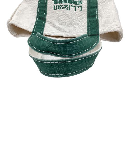 L.L.Bean（エルエルビーン）L.L.Bean (エルエルビーン) NEIGHBORHOOD (ネイバーフッド) ハンドバッグ ホワイト×グリーンの古着・服飾アイテム