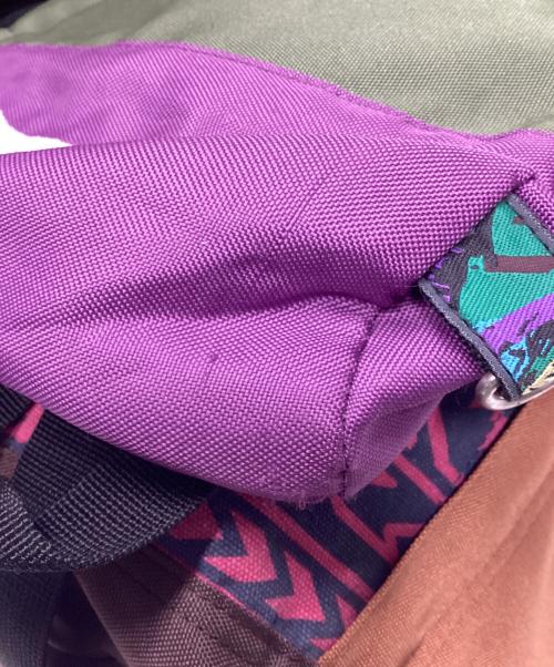 ALDIES（アールディーズ）ALDIES (アールディーズ) big pack ブラウン×グリーン×パープルの古着・服飾アイテム