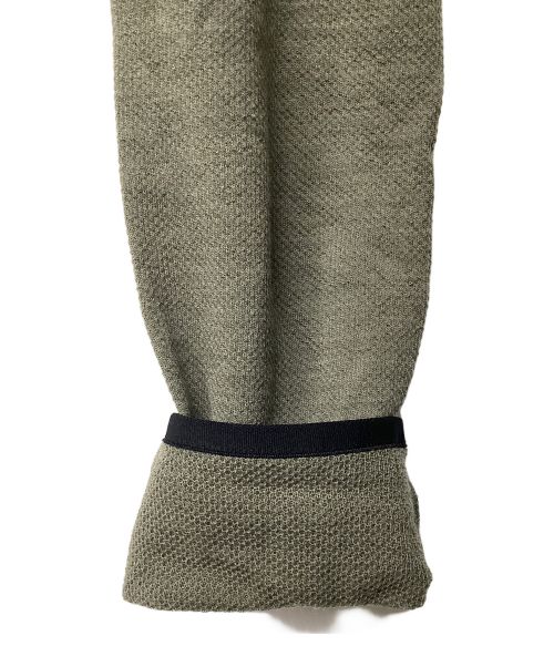 山と道（ヤマトミチ）山と道 (ヤマトミチ) DF メッシュメリノフーディ(トレッキングウェア) オリーブ サイズ:Lの古着・服飾アイテム