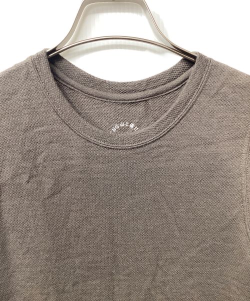 山と道（ヤマトミチ）山と道 (ヤマトミチ) DFメッシュメリノスリーブレス（トレッキングウェア) ブラウン サイズ:Sの古着・服飾アイテム