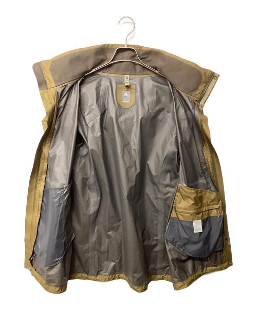 mont-bell（モンベル）mont-bell (モンベル) ヴェイルダウンパーカ（トレッキングウェア/レインウェア) カーキ×エンジ サイズ:Lの古着・服飾アイテム