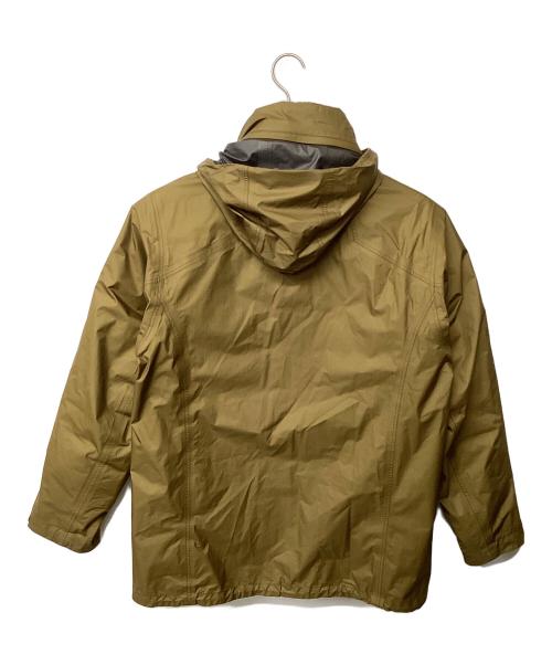 mont-bell（モンベル）mont-bell (モンベル) ヴェイルダウンパーカ（トレッキングウェア/レインウェア) カーキ×エンジ サイズ:Lの古着・服飾アイテム