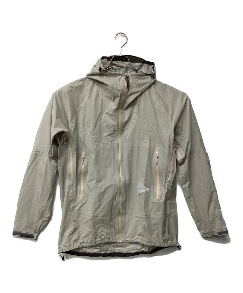 and wander（アンドワンダー）and wander (アンドワンダー) 3L UL rain jacket（トレッキングウェア/レインウェア) グレー サイズ:XLの古着・服飾アイテム