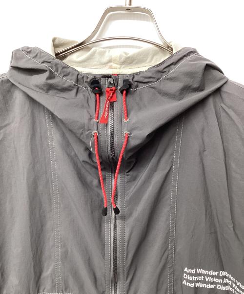 and wander（アンドワンダー）and wander (アンドワンダー) District Vision (ディストリクトヴィジョン) ナイロンジャケット ブラウン サイズ:4の古着・服飾アイテム