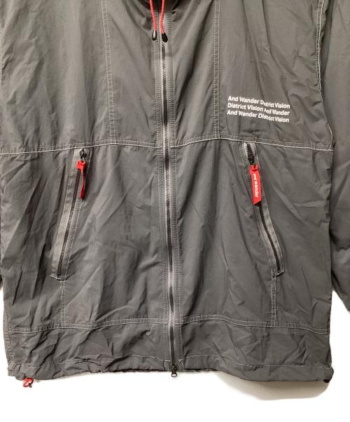 and wander（アンドワンダー）and wander (アンドワンダー) District Vision (ディストリクトヴィジョン) ナイロンジャケット ブラウン サイズ:4の古着・服飾アイテム