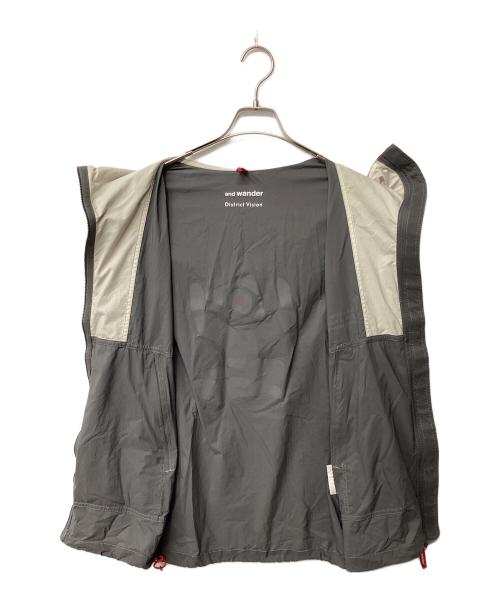 and wander（アンドワンダー）and wander (アンドワンダー) District Vision (ディストリクトヴィジョン) ナイロンジャケット ブラウン サイズ:4の古着・服飾アイテム