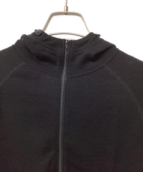 山と道（ヤマトミチ）山と道 (ヤマトミチ) DFメッシュメリノフーディ（トレッキングウェア) ブラック サイズ:Lの古着・服飾アイテム