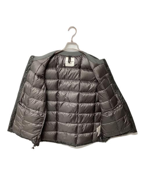 and wander（アンドワンダー）and wander (アンドワンダー) diamond stitch down vest ブラック サイズ:Lの古着・服飾アイテム