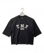 THE NORTH FACEザ ノース フェイス）の古着「3/4 Sleeve TNF Logo TEE」｜ブラック