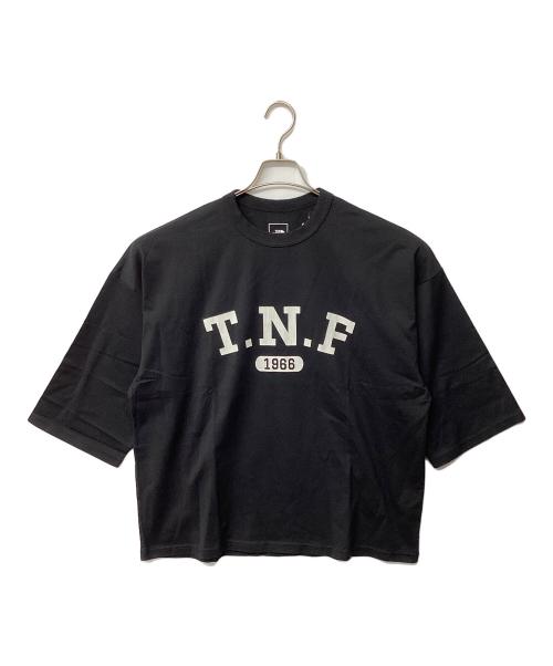 THE NORTH FACE（ザ ノース フェイス）THE NORTH FACE (ザ ノース フェイス) 3/4 Sleeve TNF Logo TEE ブラック サイズ:L 未使用品の古着・服飾アイテム